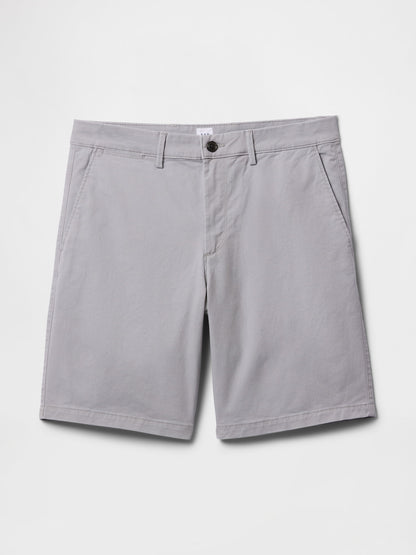 Açık Gri Essential Khaki Şort