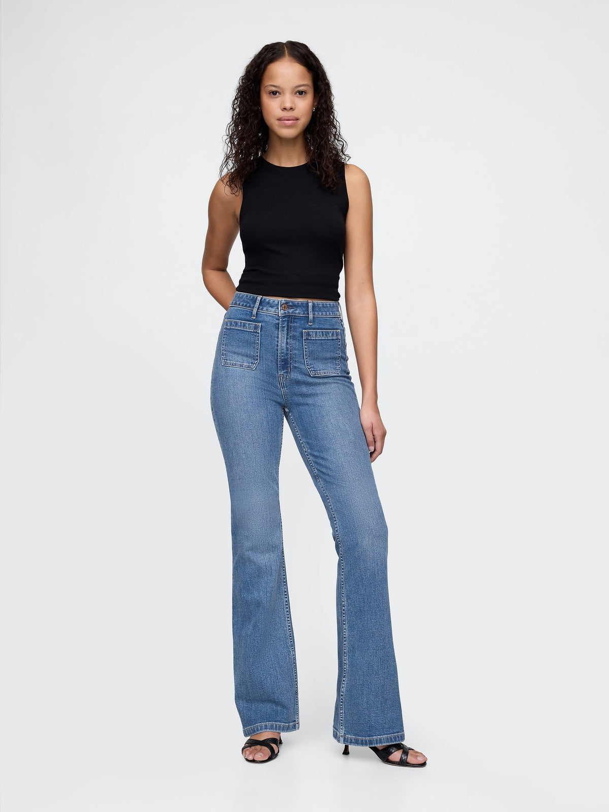 Mavi High Rise '70s Flare Curvy Jean Pantolon