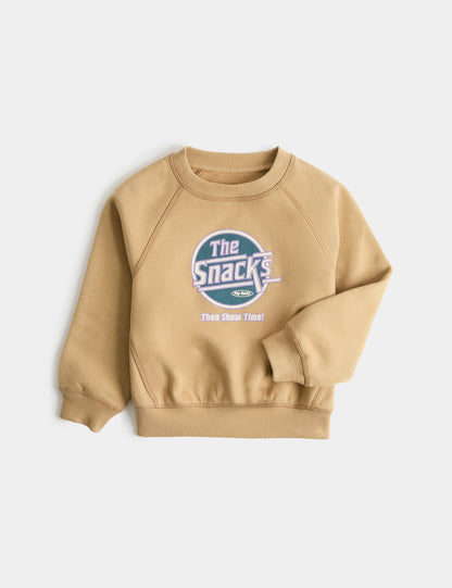 Grafik Baskılı Pamuklu Sweatshirt
