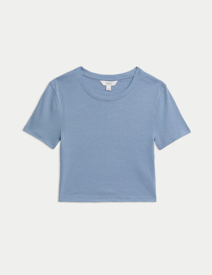 %100 Pamuklu Slim Fit Kısa Kollu Tişört
