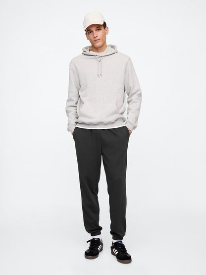 Siyah Gap Logo Fransız Havlu Kumaş Jogger Eşofman Altı