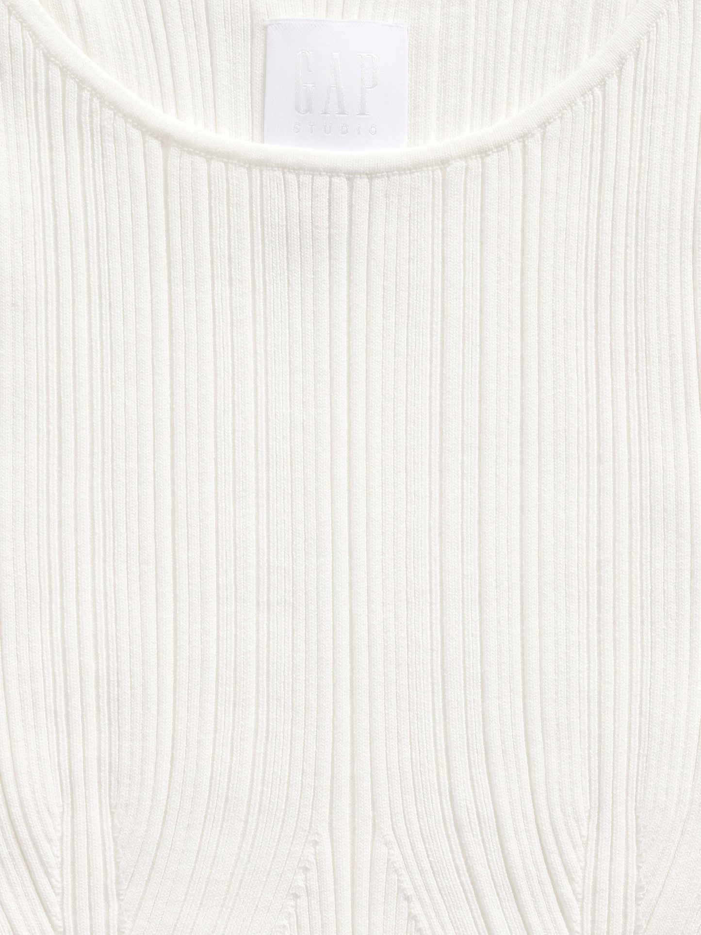 Beyaz Gapstudio Rib T-shirt