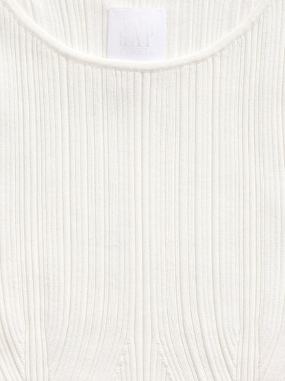 Beyaz Gapstudio Rib T-shirt