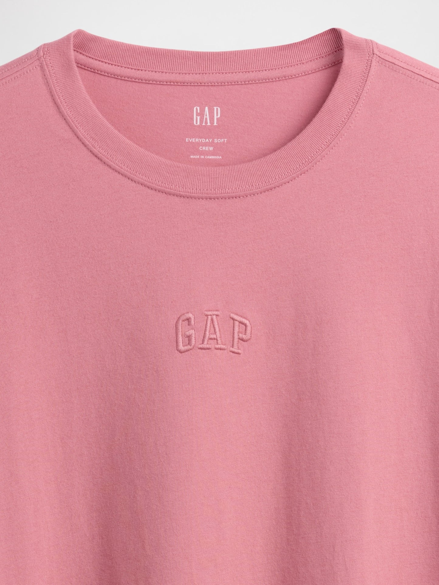 Açık Kırmızı Everyday Soft Gap Mini Logo T-shirt