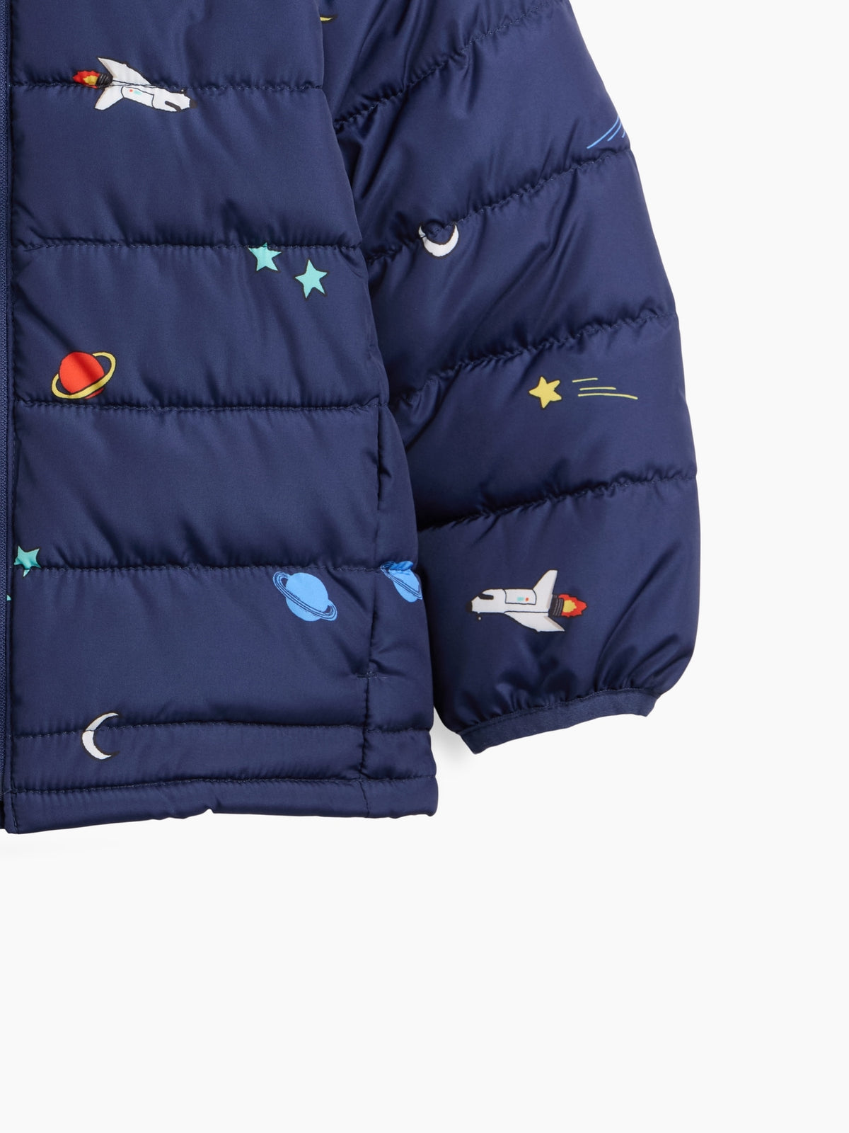 Lacivert Puffer Şişme Mont