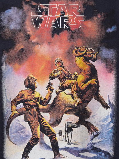 Lacivert Star Wars Grafik T-shirt