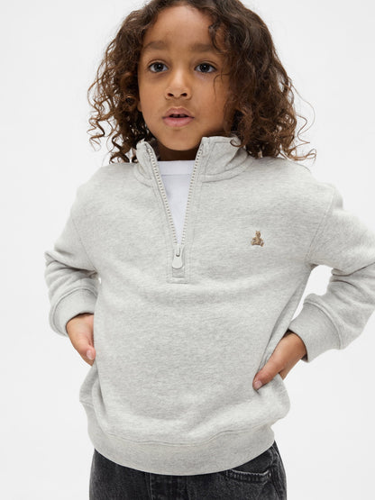 Lacivert Vintagesoft Yarım Fermuarlı Sweatshirt