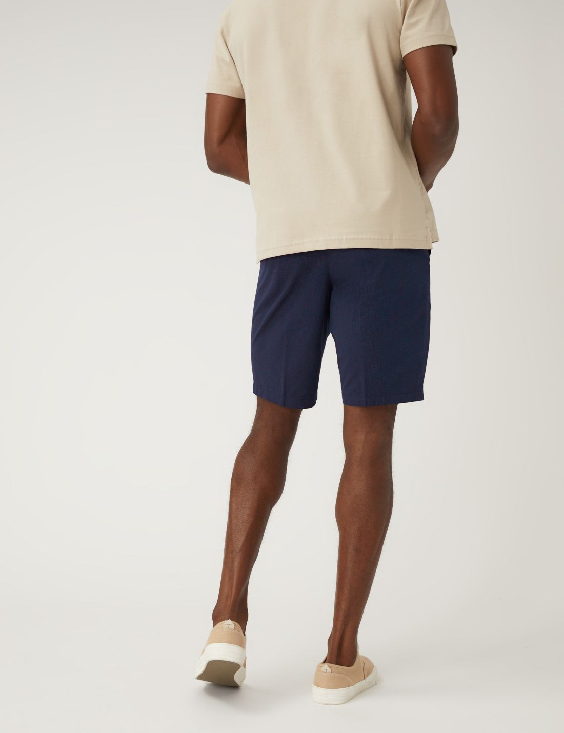 Saf Pamuklu Regular Fit Chino Şort