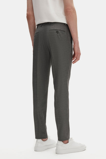 Tween Slim Fit Antrasit Mikro Desen Kumaş Pantolon