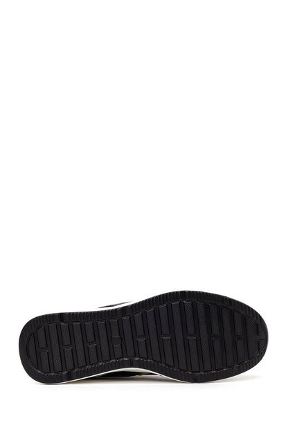 Kadın Siyah Bağcıklı Dolgu Topuklu Sneaker