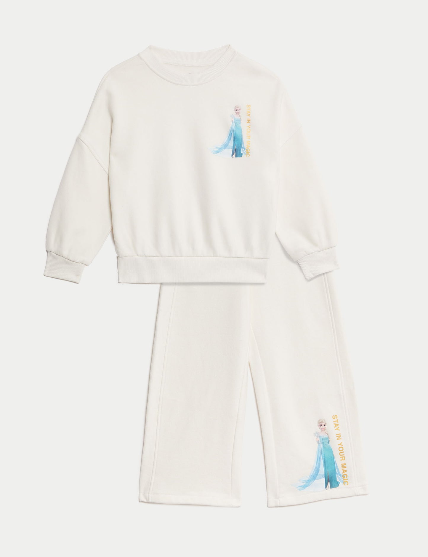 2 Parça Pamuklu Frozen:trade_mark: Jogger Ve T-shirt (2-8 Yaş)