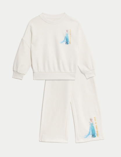 2 Parça Pamuklu Frozen:trade_mark: Jogger Ve T-shirt (2-8 Yaş)