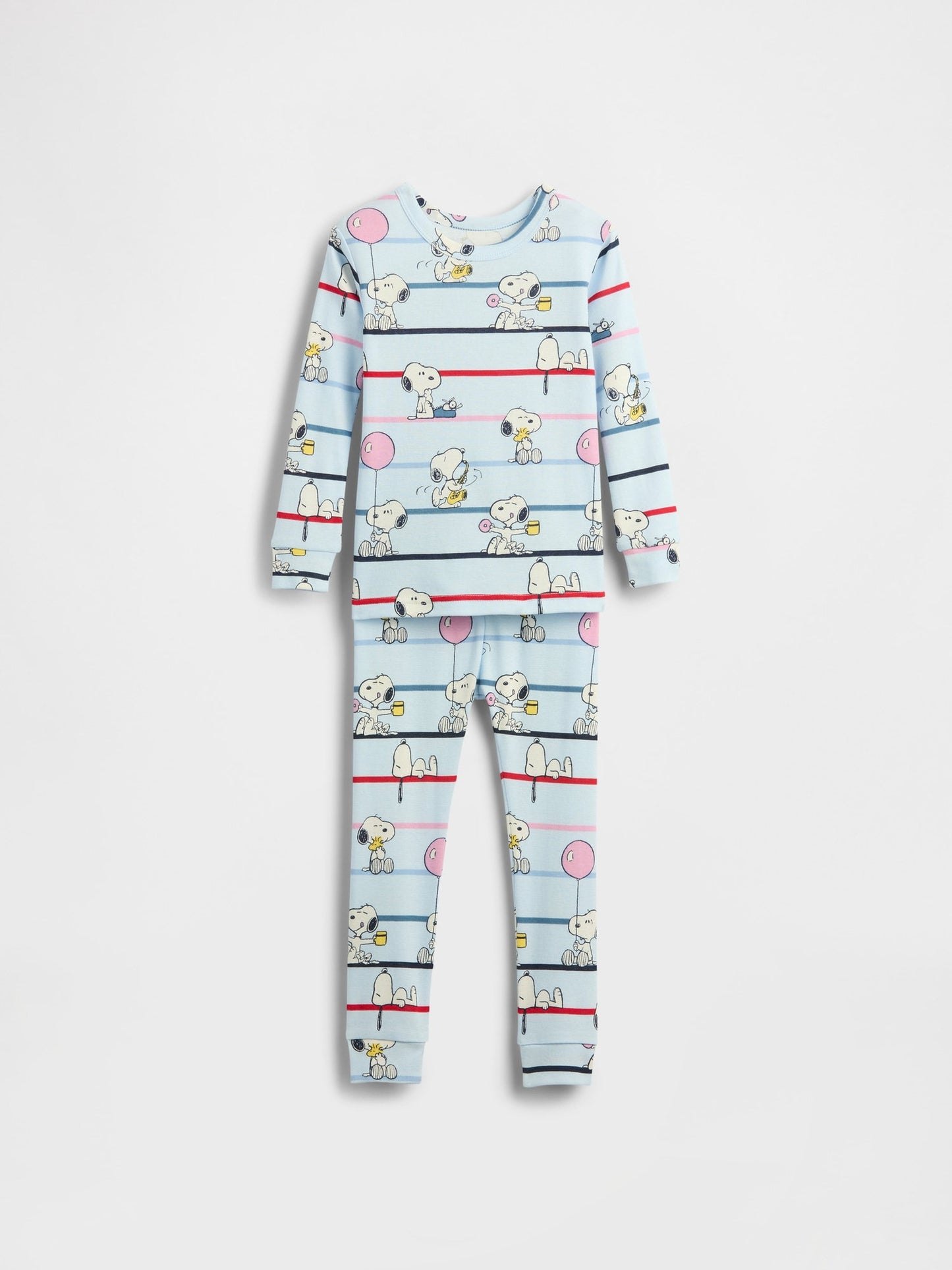 Kırık Beyaz Snoopy Brushed Organik Pamuk Pijama Takımı