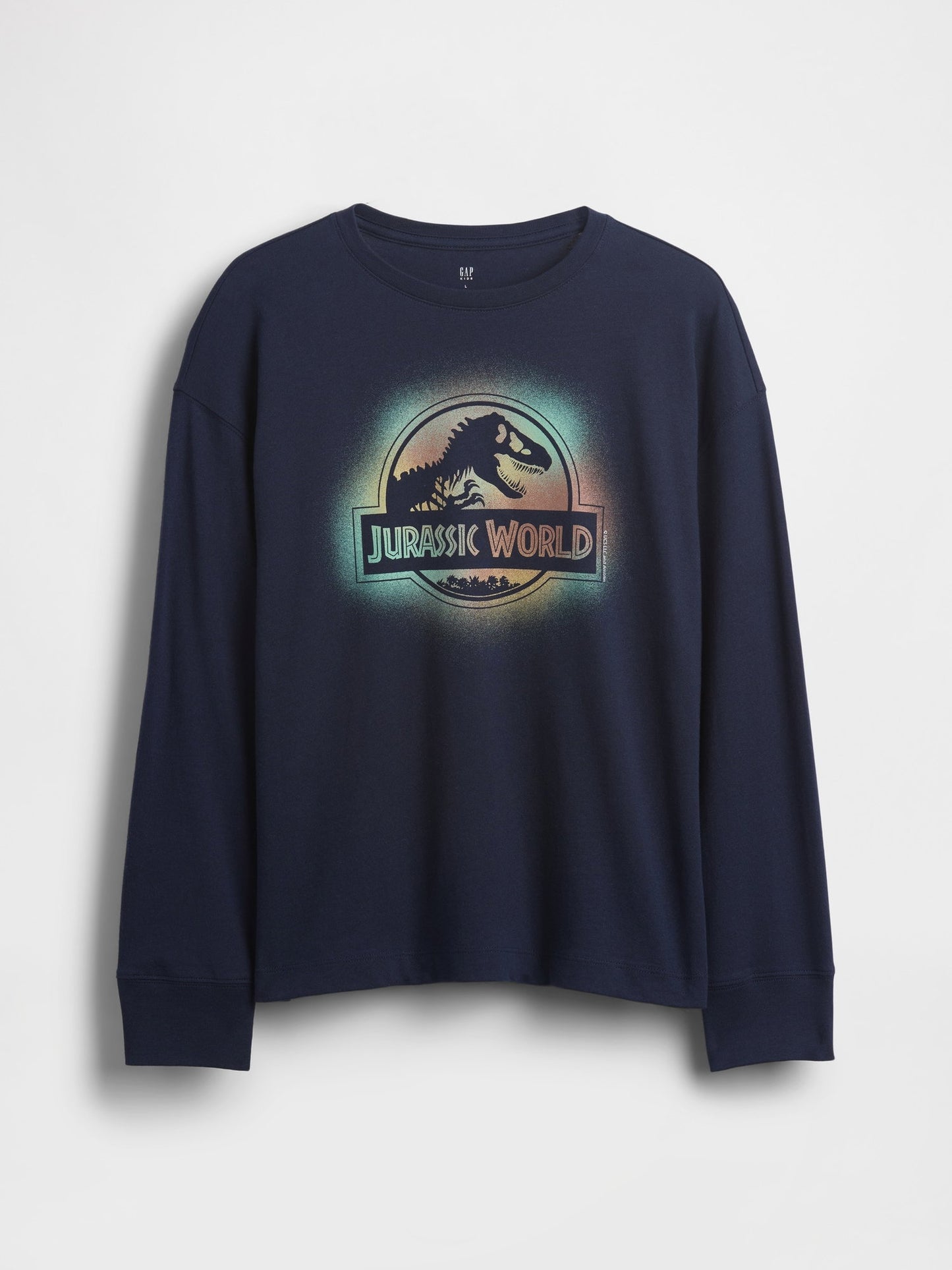 Lacivert Grafik Baskılı T-shirt