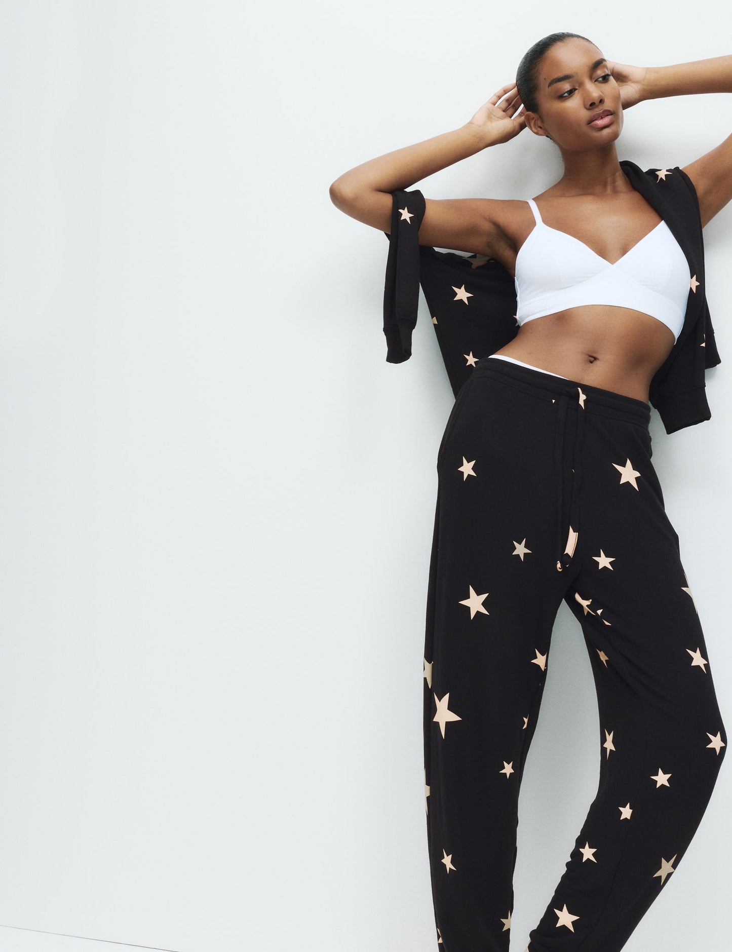 Yıldız Desenli Pijama Altı