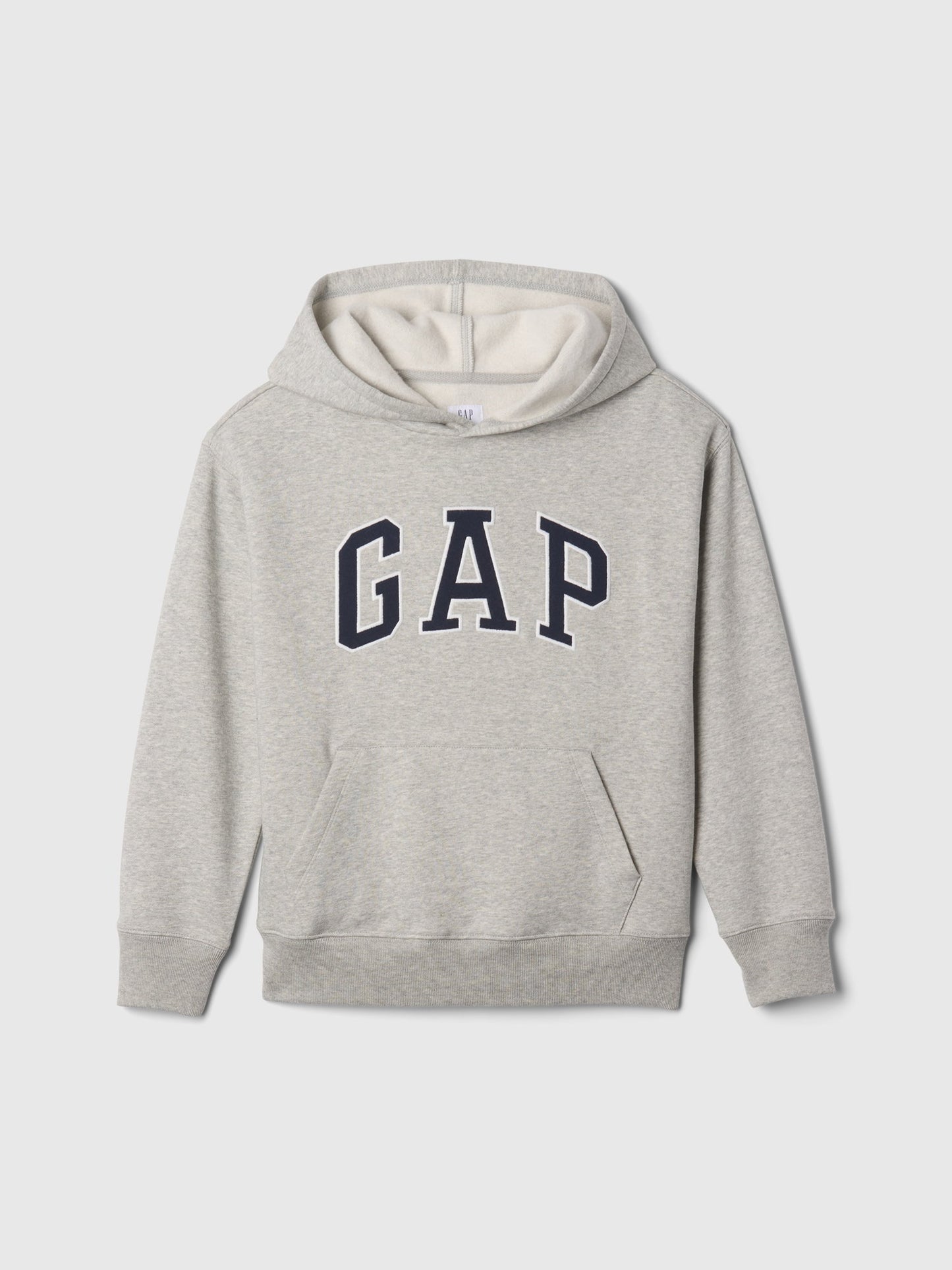 Gri Relaxed Gap Logo Kapüşonlu Sweatshirt
