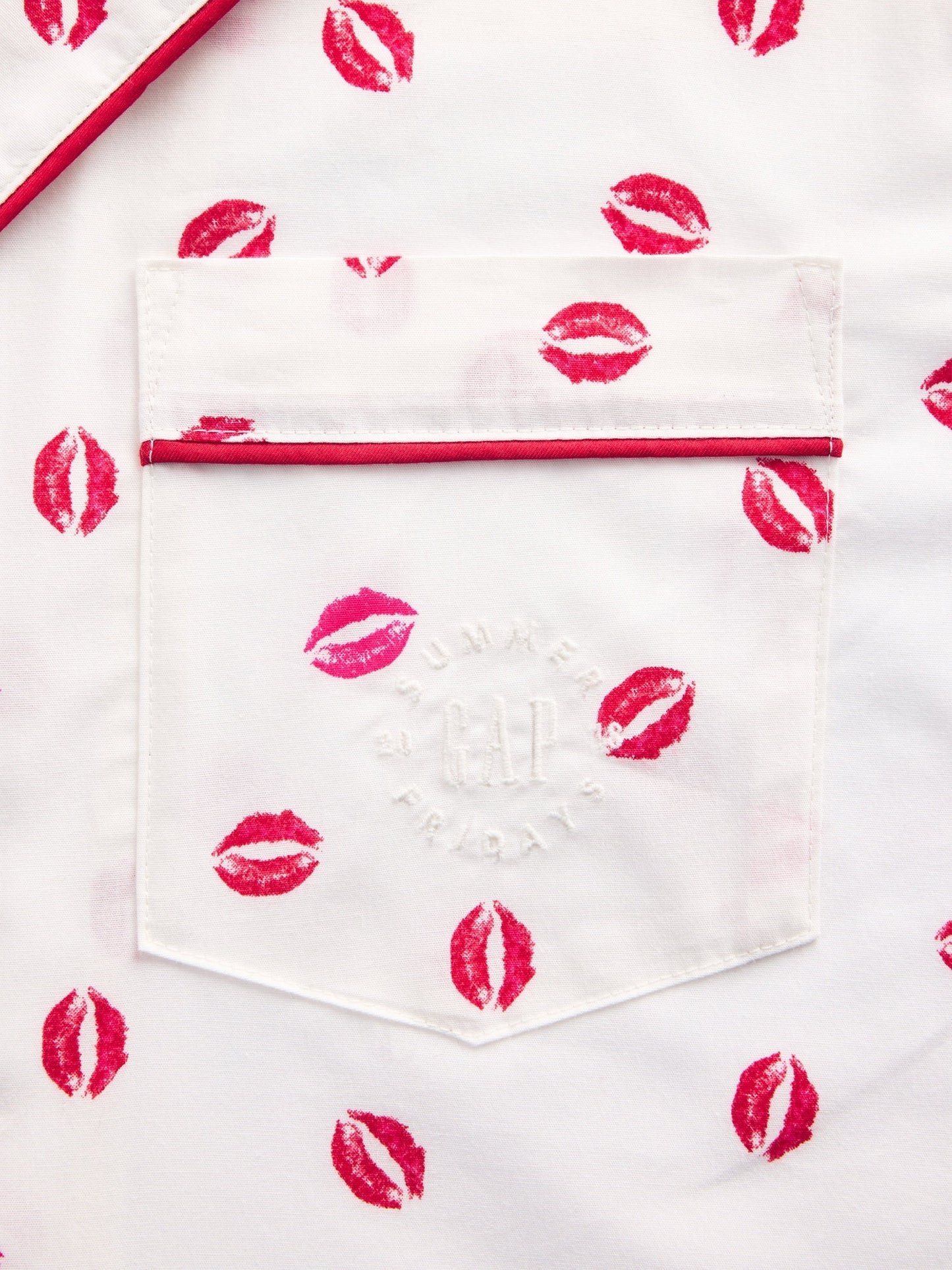 Kırık Beyaz Gap × Summer Fridays Relaxed Poplin Kiss Pijama Üstü