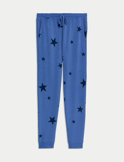 Yıldız Desenli Pijama Altı