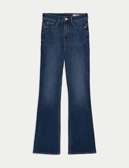 Yüksek Bel Slim Flare Magic Jean Pantolon