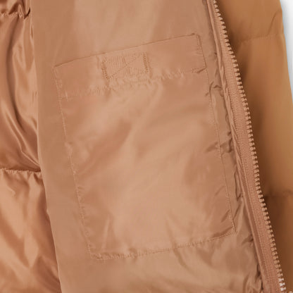 Lacoste Erkek Relaxed Fit Fermuarlı Koyu Kahverengi Mont