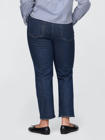 Mavi High Rise Cheeky Straight Washwell Jean Washwell