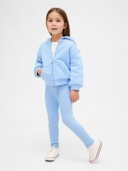 Açık Mavi Cozy-lined Legging Tayt
