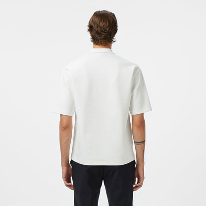 Lacoste Erkek Oversize Fit Renk Bloklu Beyaz Polo