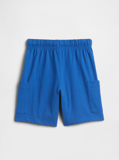 Mavi Babygap Pull-on Jersey Kargo Şortları