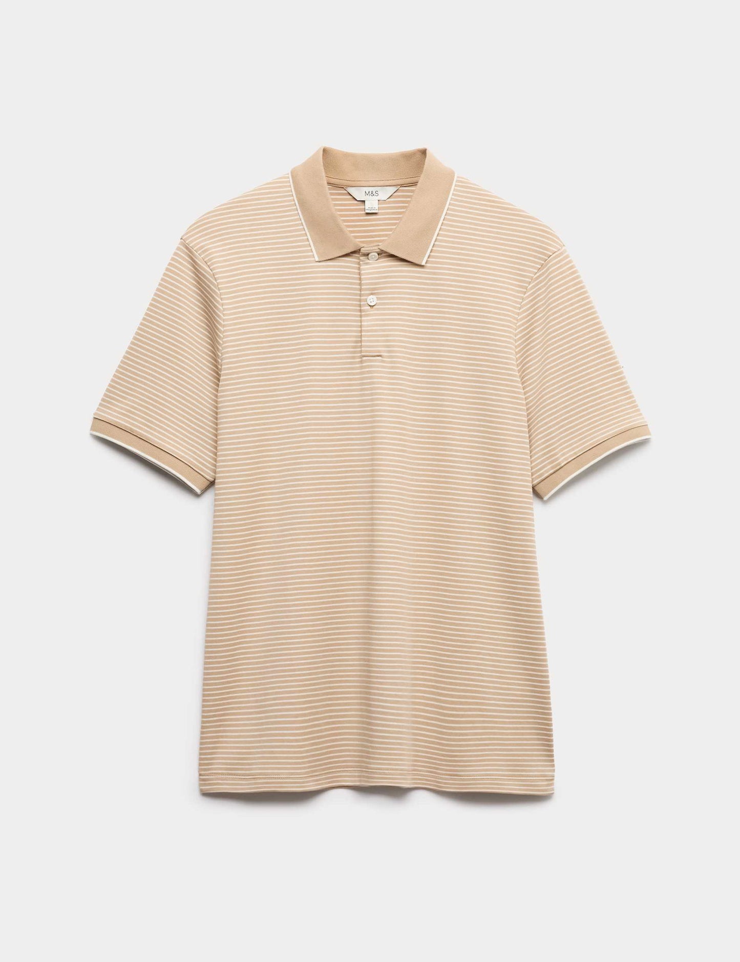 Çizgili Polo Yaka T-shirt