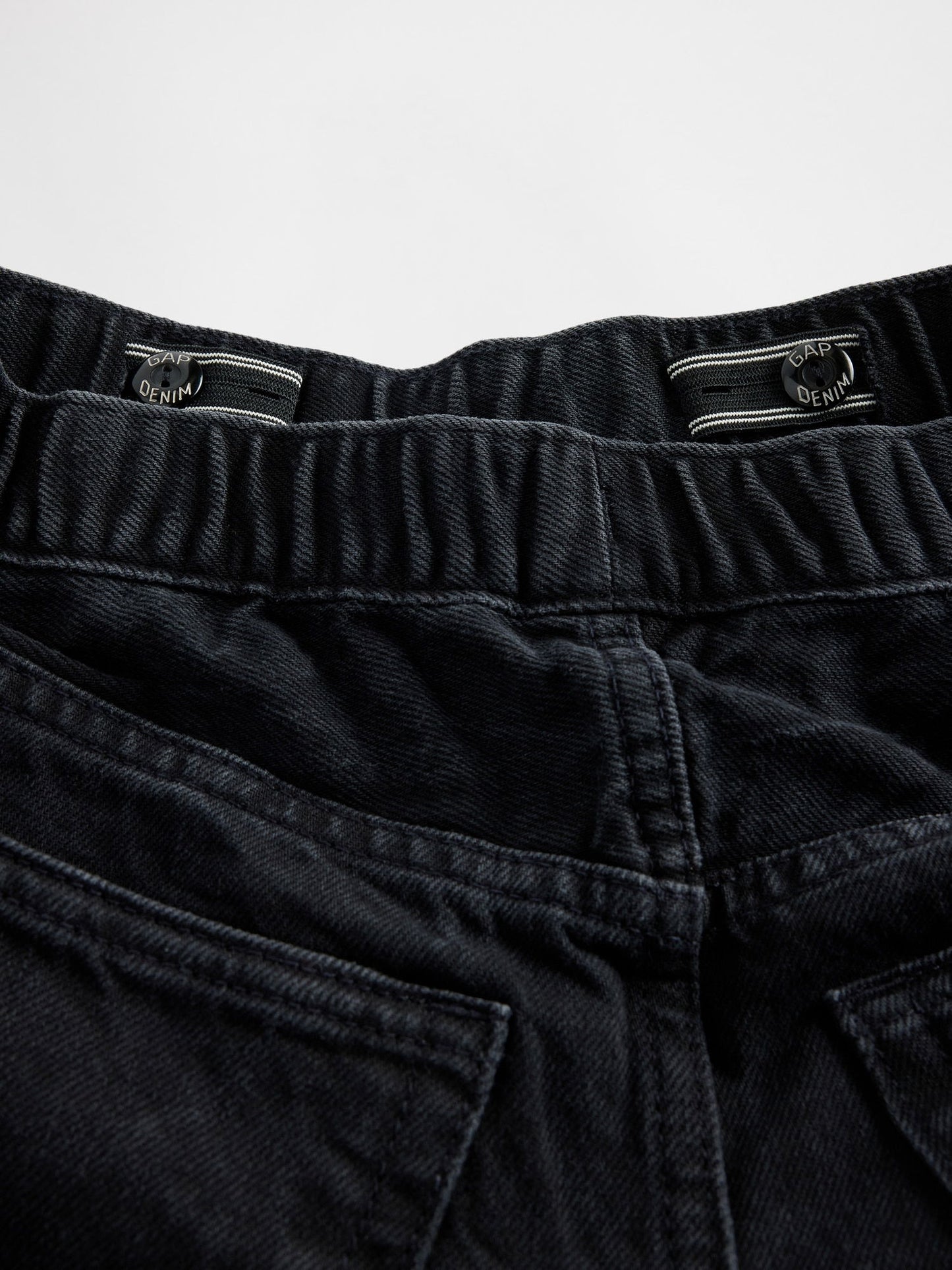 Siyah Baggy Jean Pantolon