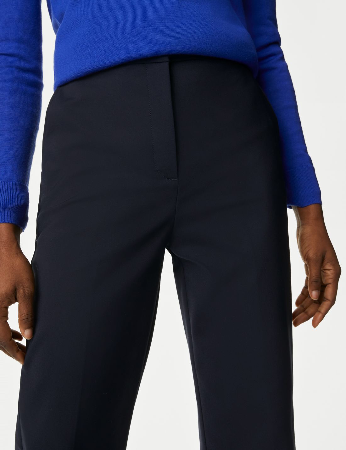 Slim Fit Yüksek Bel Pantolon