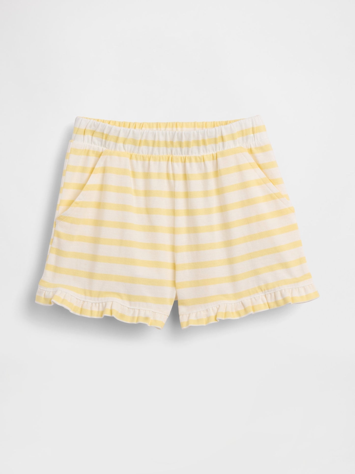Sarı Mix & Match Pull-on Pull-on Fırfır Şort