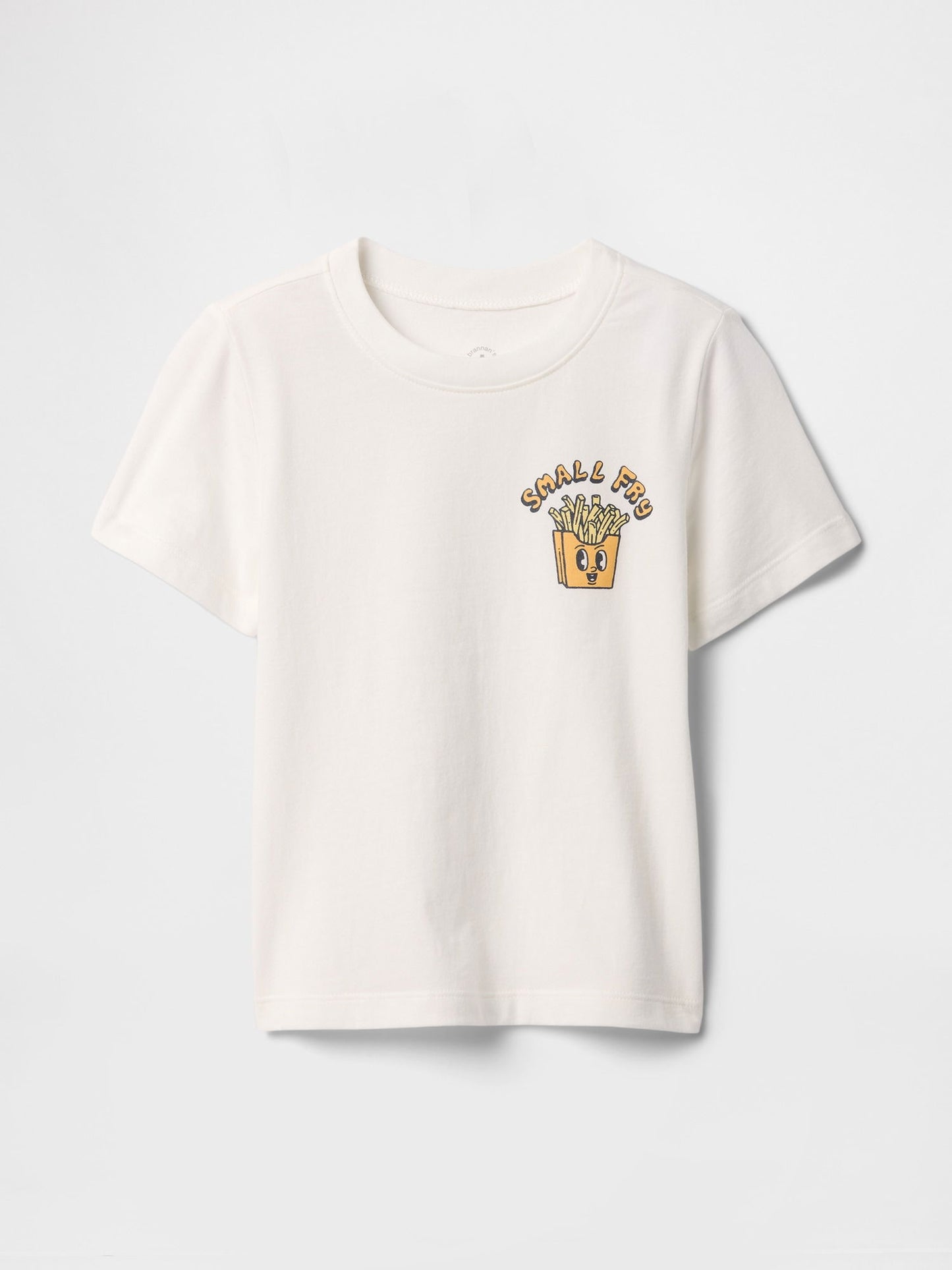 Kırık Beyaz Grafik T-Shirt