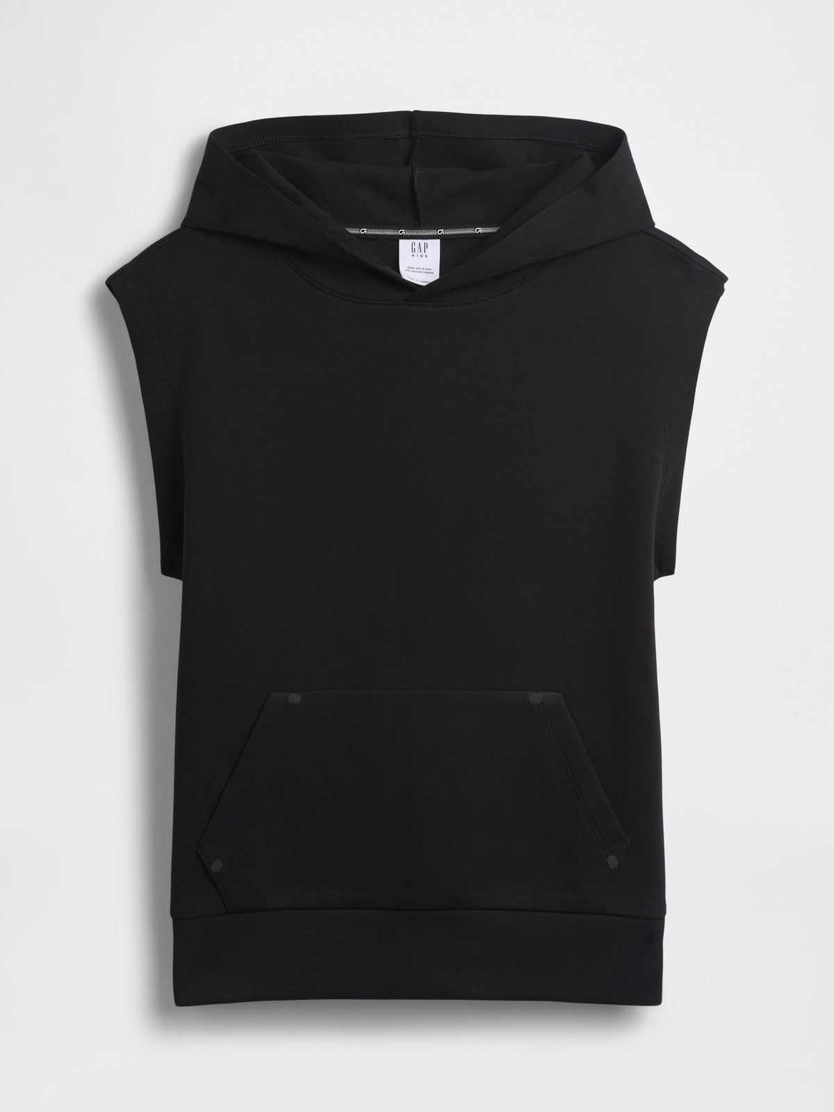 Siyah Gapfit Relaxed Kolsuz Sweatshirt