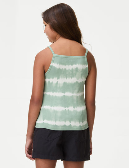 Batik Desenli Askılı T-shirt (6-16 Yaş)