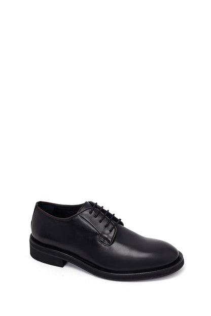 Derimod Black Erkek Siyah Bağcıklı Deri Casual Ayakkabı