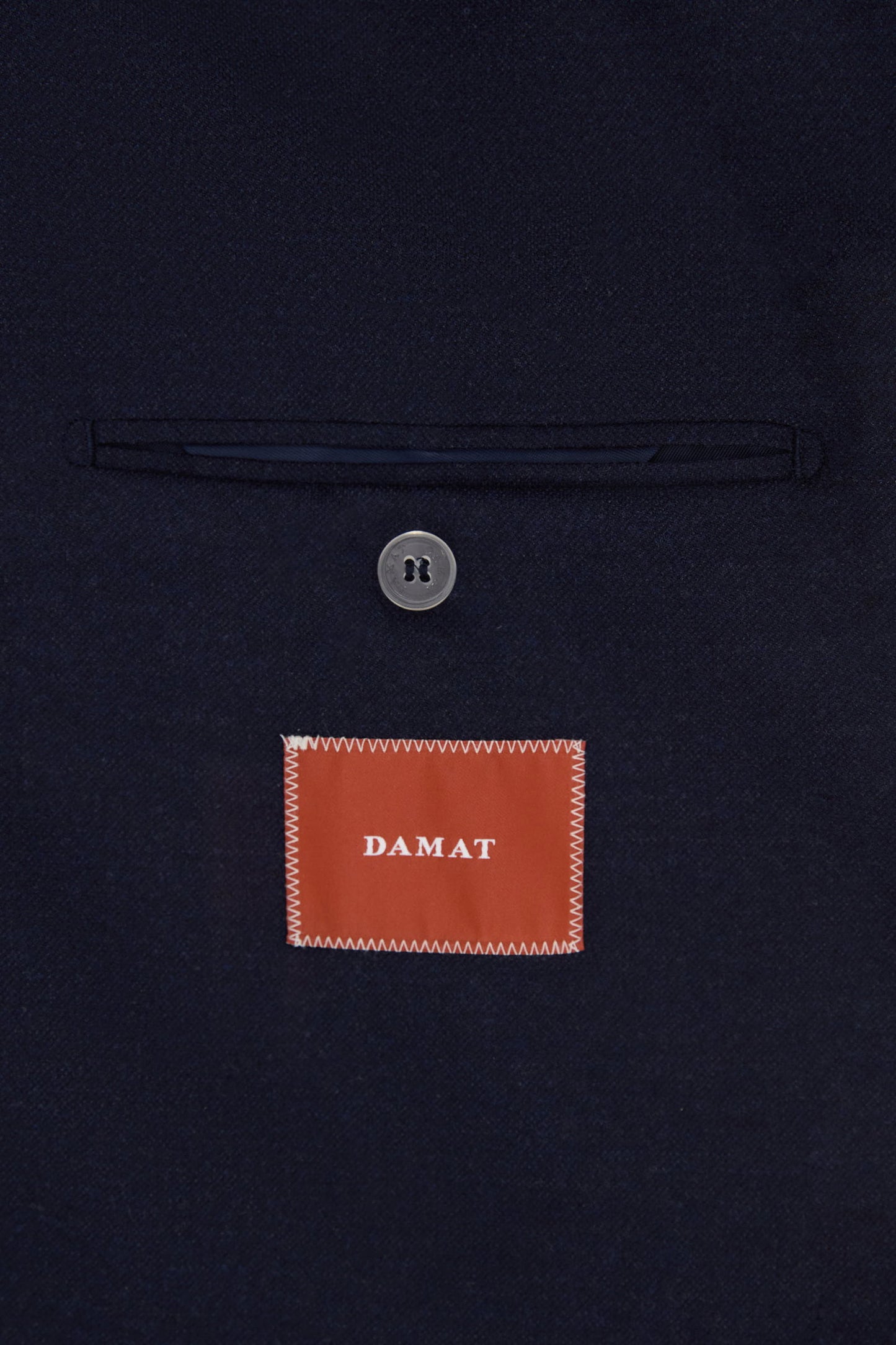 Damat Regular Fit Lacivert Düz Kumaş Ceket