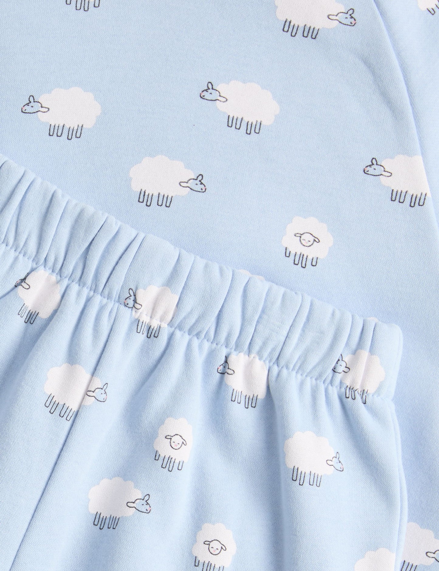 Koyun Desenli Pijama Takımı