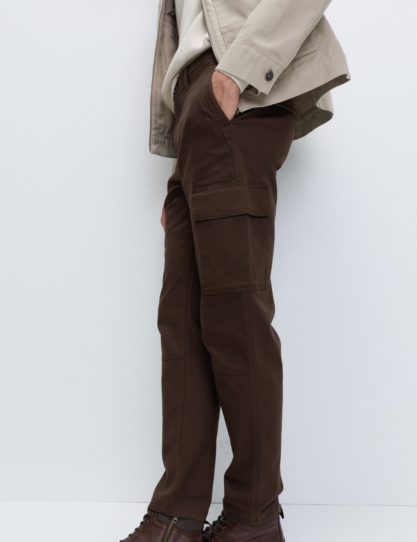 Tapered Fit Kargo Pantolon