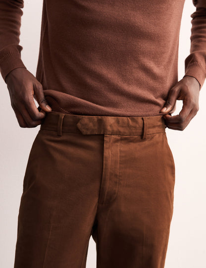 Tapered Fit Italian Chino Pantolon