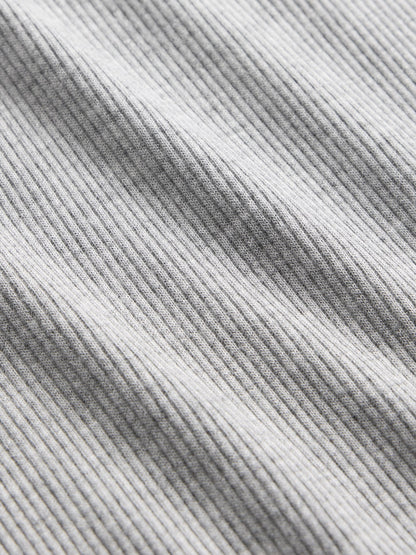 Gri Supersoft Pijama Triko Pijama Üstü