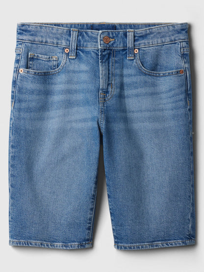 Mavi 9 Mid Rise Denim Bermuda Şort