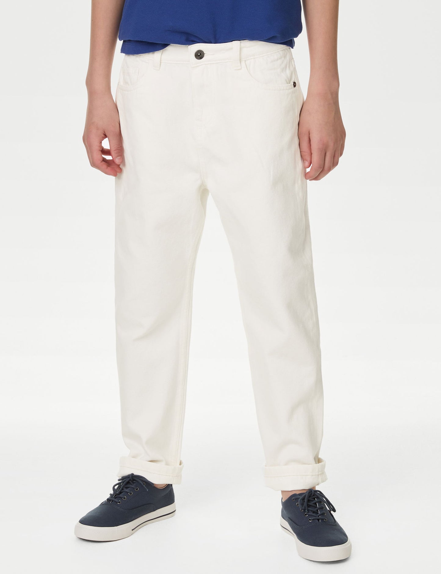 Relaxed Fit Denim Jean Pantolon (6-16 Yaş)