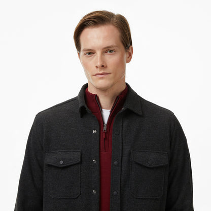 Nautica Erkek Gri Classic Fit Gömlek