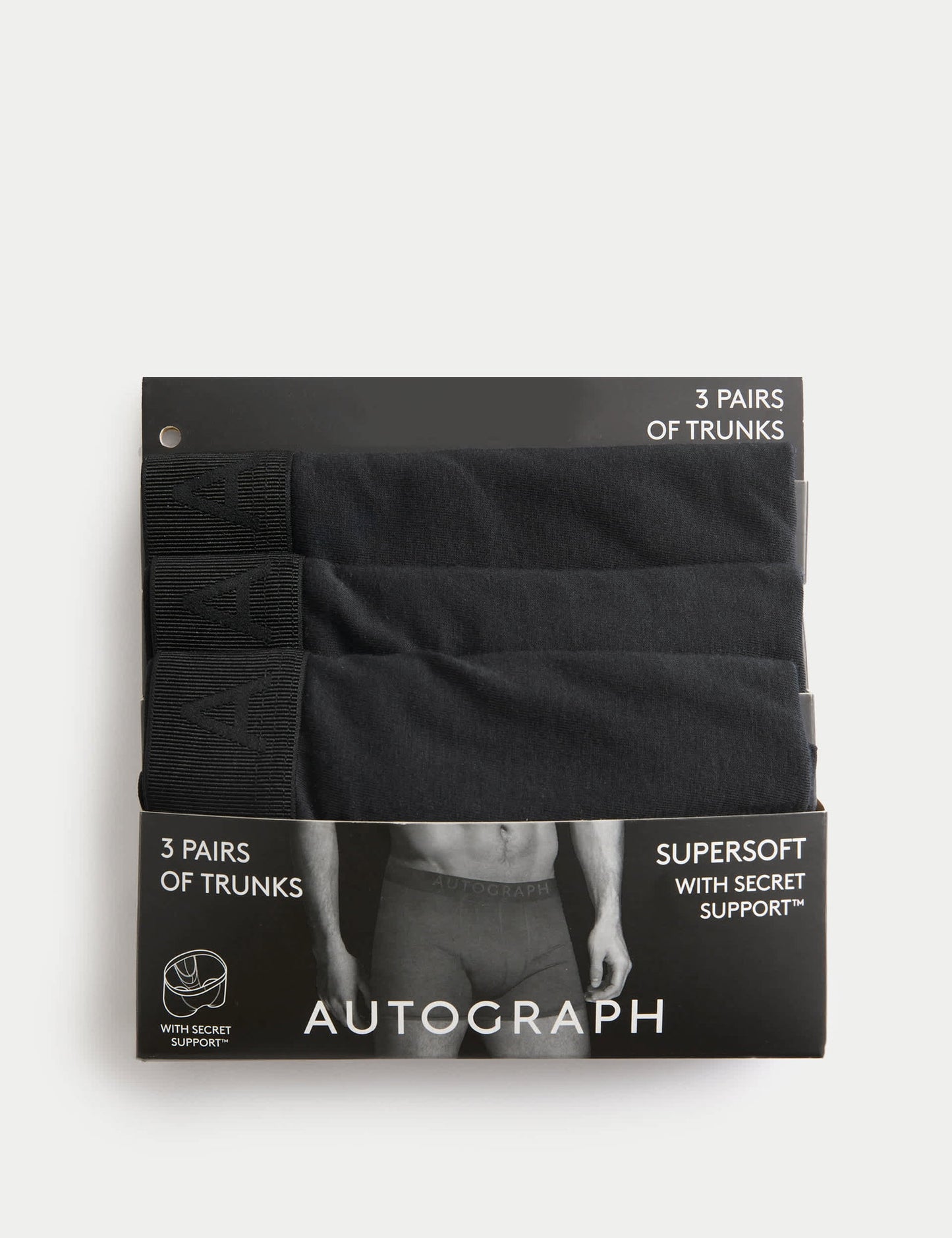 3'lü Supima® Pamuk Ve Modal Karışımlı Secret Support™ Trunk