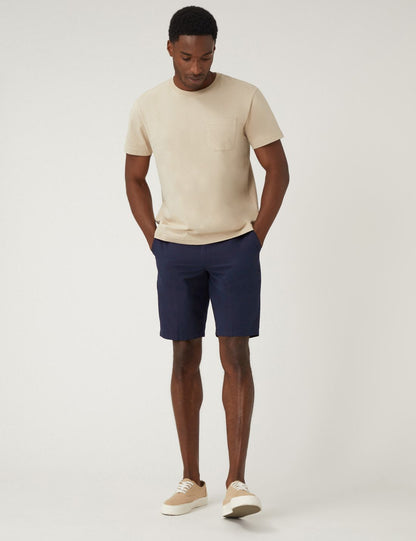 Saf Pamuklu Regular Fit Chino Şort