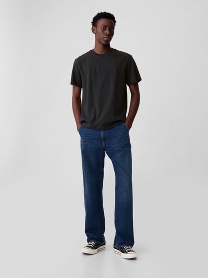 Siyah Mini Gap Arch Logo T-shirt