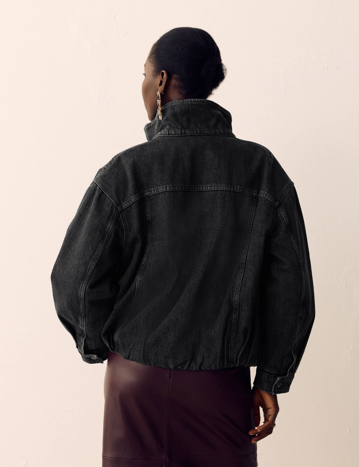 Denim Biker Ceket