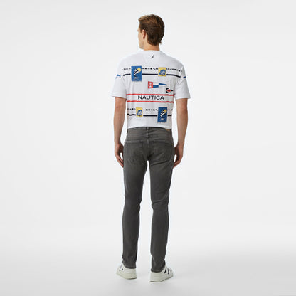 Nautica Erkek Gri Slim Fit Pantolon