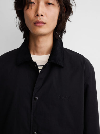 Siyah Gap × A.p.c. Kanvas Ceket
